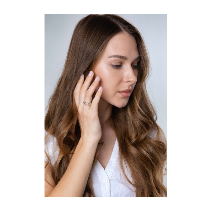 טבעת כסף סטרלינג ומצופה זהב מגן תהילים... | טבעות יהודיות